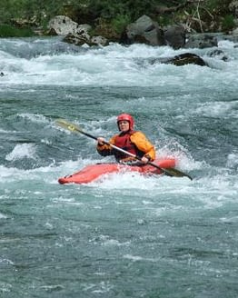 River kayak descent near Lake Bled Slovenia adventure activities