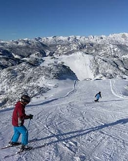 Lake Bled Slovenia Skiing Winter Activities